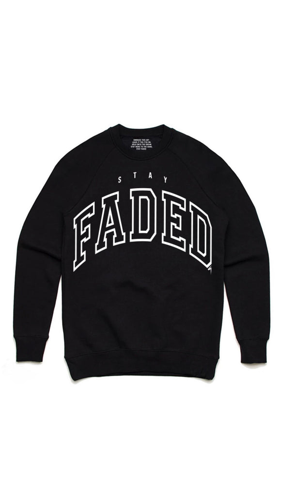 Varsity Stay Faded Crew Sweater